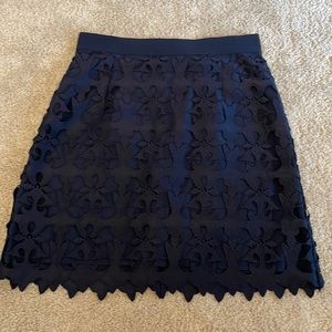 Loft cutout skirt